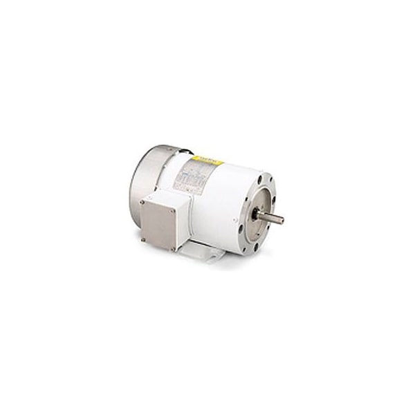 Leeson Motors Motor Washdown Motor-10HP, 208-230/460V, 1760/1450RPM, TEFC, RIGID C, 89.5 Eff. 140828 - main